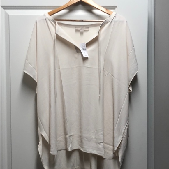 LOFT Tops - Loft plus mixed media top